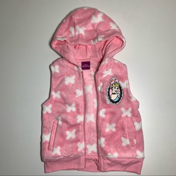 NWT Disney Princess 3pc hoodie vest set size 3T - Picture 2 of 8